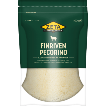 Pecorino Färskriven 100g Zeta.