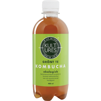 Kombucha Grönt Te Eko 400ml Superfruit.