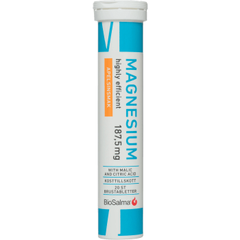 Magnesium brustablett apelsin 187.5mg 20-p BioSalma.