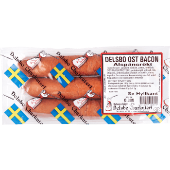 Korv Ost Bacon 300g Delsbo Charkuteri.