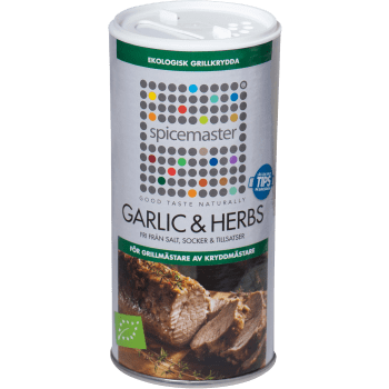 BBQ Garlic & herbs Ekologisk 110g Spicemaster.