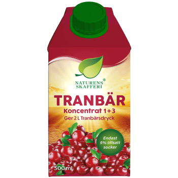 Tranbär koncentrat 500ml Naturens skafferi.
