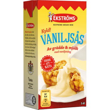 Vaniljsås Kyld 5dl Ekströms.