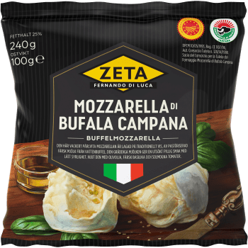 Mozzarella di Bufala campana 100g Zeta.