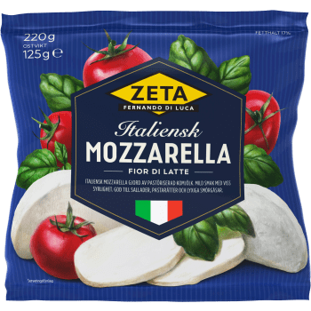 Mozzarella Italiensk 125g Zeta.