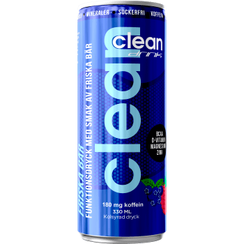 Energidryck BCAA Friska Bär 33cl Clean drink.