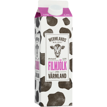 Filmjölk 3,5% Ekologisk 1l Wermlands mejeri.