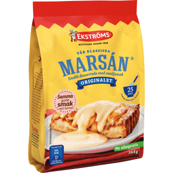 Marsán snabb dessertsås 25 port 364g Ekströms.