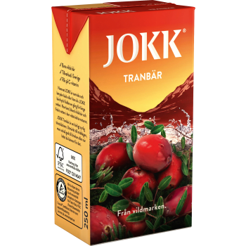 Tranbärsdryck Koncentrat 250ml Jokk.