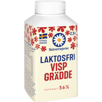 Vispgrädde Laktosfri 36% 2,5dl Skånemejerier.