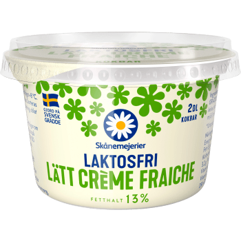 Crème Fraiche Lätt Laktosfri 13% 2dl Skånemejerier.