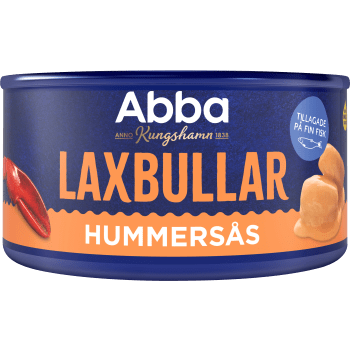 Laxbullar i hummersås 375g Abba.
