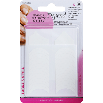 Fransk Manikyr Mallar 1-p Depend.