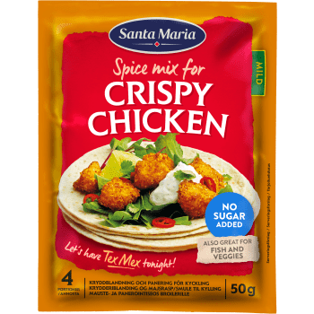 Crispy Chicken Spice Mix Mild 50g Santa Maria.