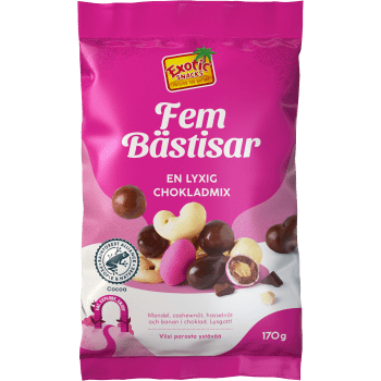 Fem bästisar Dragé Mix 170g Exotic Snacks.