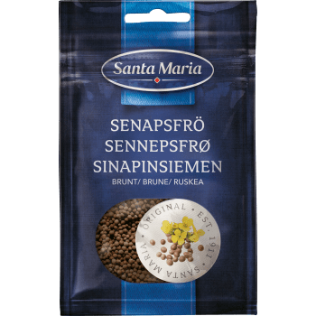 Krydda Brunt Senapsfrö påse 28g Santa Maria.