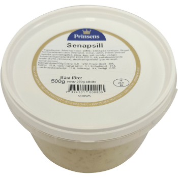Senapssill 500g Prinsens Sill & Sallader.