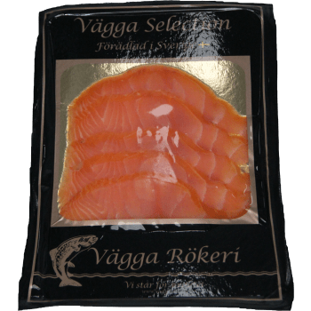 Kallrökt lax Buffeskivad 100g Vägga Rökeri.