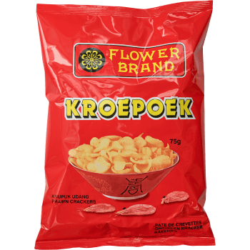 Kroepoek Räkchips 75g Flower Brand.