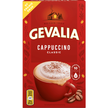 Kaffe Cappuccino Original 10p Gevalia.