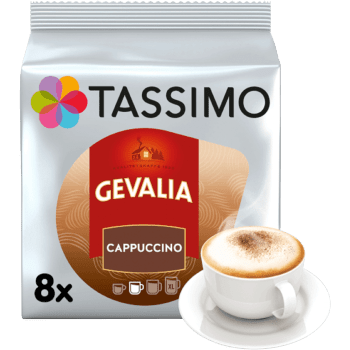 Kaffekapslar, Gevalia 8-p, Cappuccino Tassimo.