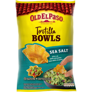 Tortilla Bowls Seasalt 150g Old El Paso.