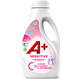 Tvättmedel Sensitive Color Flytande 880ml A+.