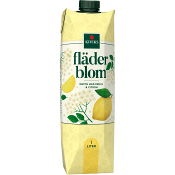 Fläderblomsdryck med druva och citron 1l Kiviks Musteri.