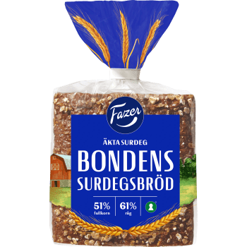 Surdegsbröd Bondens 500g Fazer.