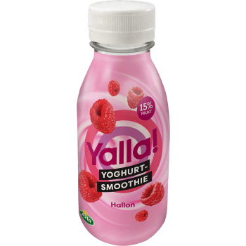 Yoghurt Smoothie Yalla! Hallon 2% 350ml Yoggi®.