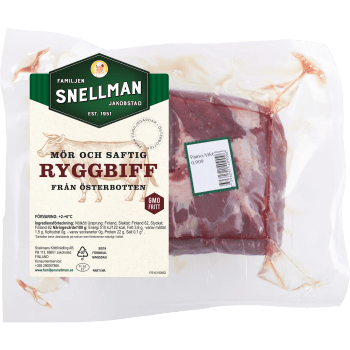 Ryggbiff I Bit ca 900g Familjen Snellman.