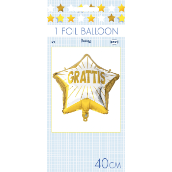 Grattis Folieballong 1p.