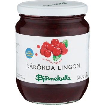 Lingon Rårörda 660g Björnekulla.
