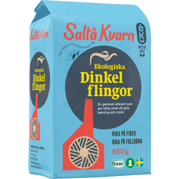 Dinkelflingor 650g KRAV Saltå Kvarn.