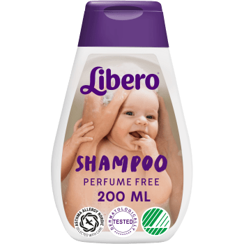 Barnschampo Oparfymerad 200ml Miljömärk Libero.