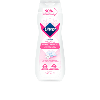 Intimtvätt Näckros & Bomullsblomma 200ml Libresse.