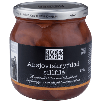 Ansjoviskryddad sillfilé 575g Klädesholmen.
