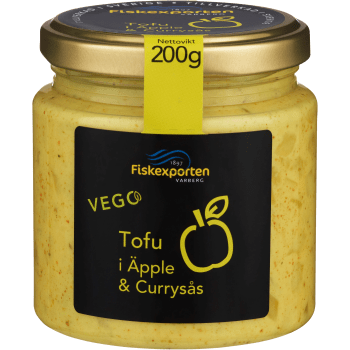 Tofu i äpple & currysås 200g Fiskexporten.