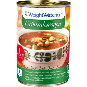 Grönsakssoppa 405g Weight Watchers.