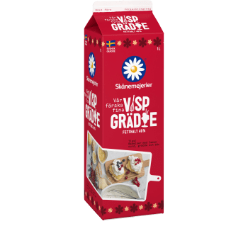 Vispgrädde 40% 1l Skånemejerier.