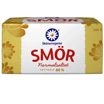 Smör Normalsaltat 80% 500g Skånemejerier.