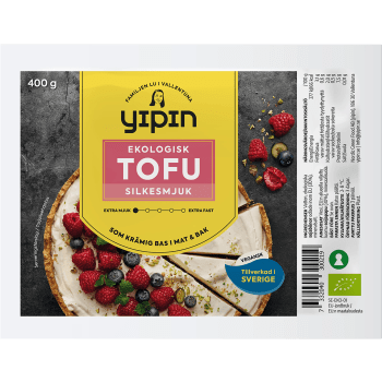 Tofu silkesmjuk Ekologisk 400g YiPin.