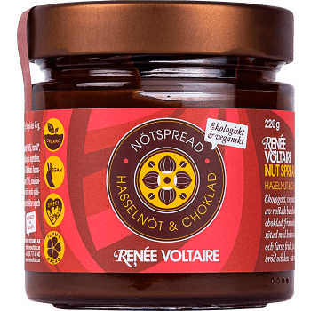 Nötspread Hasselnöt & Choklad 220g Renée Voltaire.