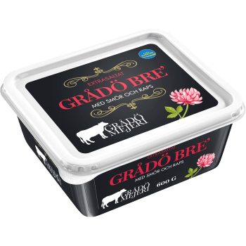 Smör Grådö Bré Extrasaltat 75% 600g Grådö Mejeri.
