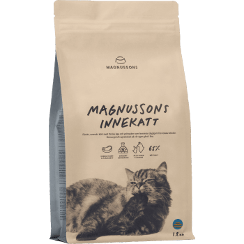 Kattmat Torrfoder Innekatt 1,8kg Magnussons.