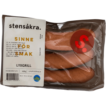Lyxgrill 69% Kötthalt 440g Stensåkra.