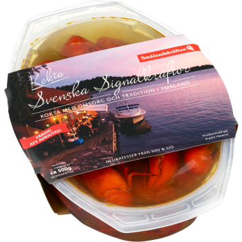 Signalkräftor Färska Svenska Kokta 500g Smålandskräftan.