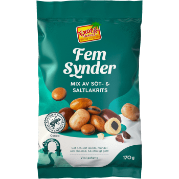 Passion of nature Fem synder 170g Exotic snacks.