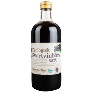 Svartvinbärssaft 50cl KRAV Torfolk Gård.