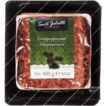 Grönpepparpaté 400g Tante Juliette.